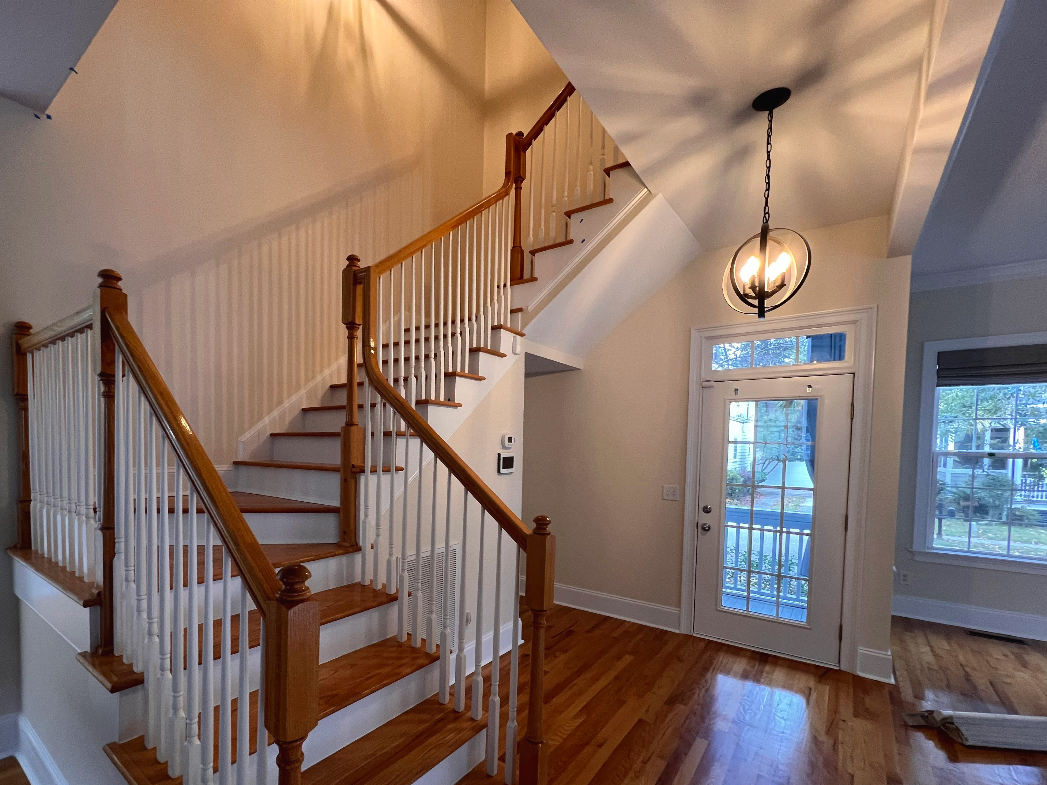 living room freshly painted