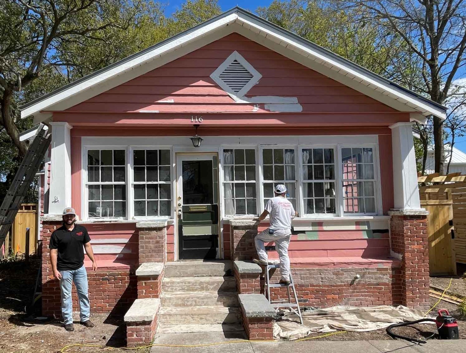 house with wood rot issues